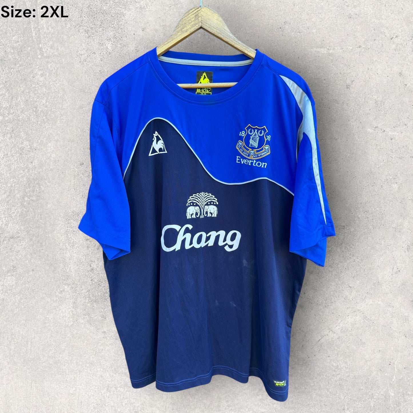 EVERTON FC LE COQ SPORTIF 2009 TRAINING JERSEY