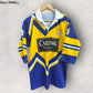 LEEDS RHINOS RUGBY LEAGUE 1990 UMBRO 3/4 SLEEVE VINTAGE JERSEY