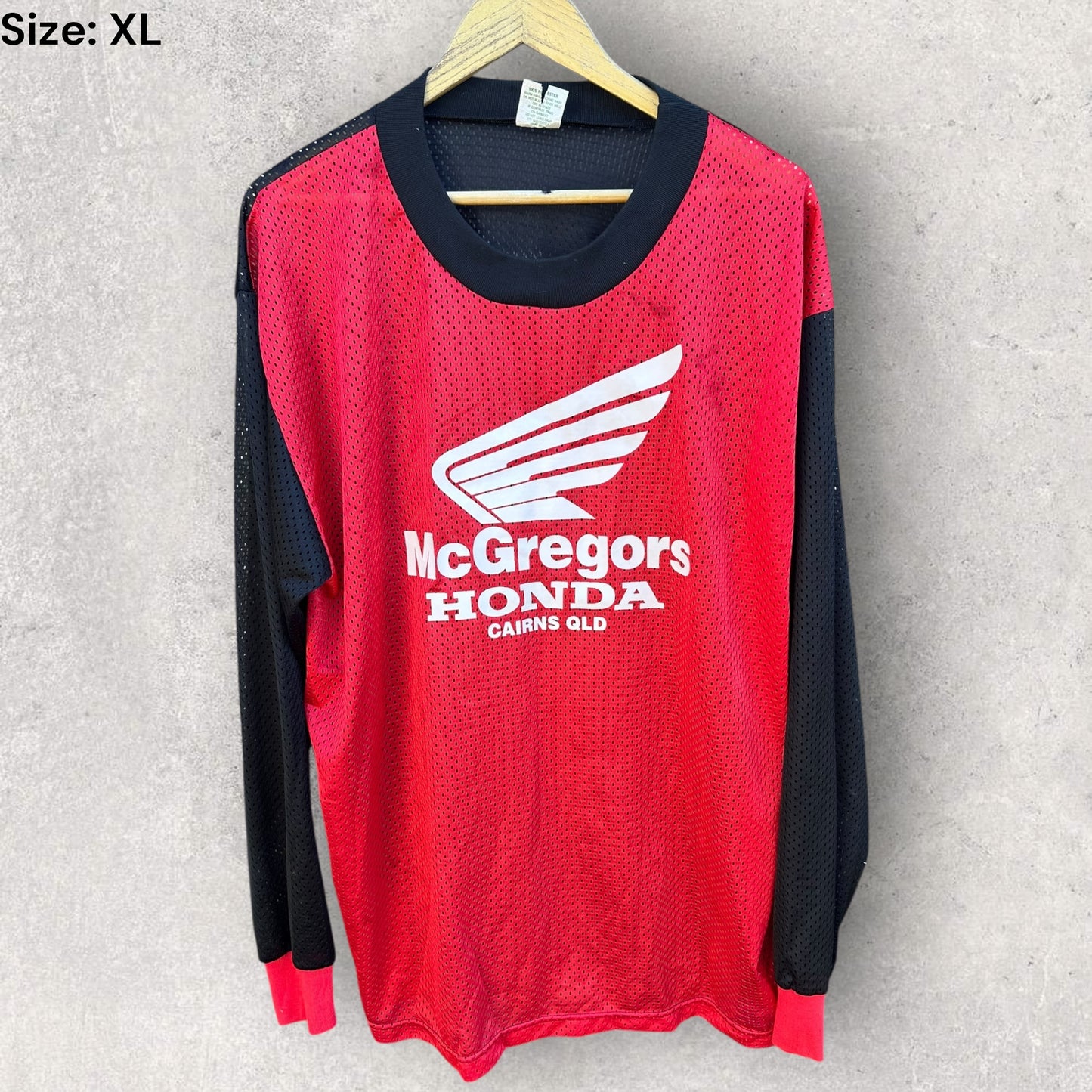 McGREGORS HONDA CAIRNS VINTAGE MOTORBIKE JERSEY