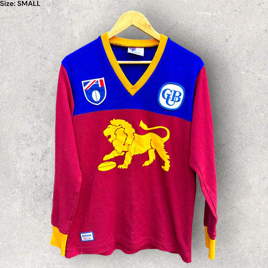 BRISBANE LIONS VINTAGE LONG SLEEVE GUERNSEY