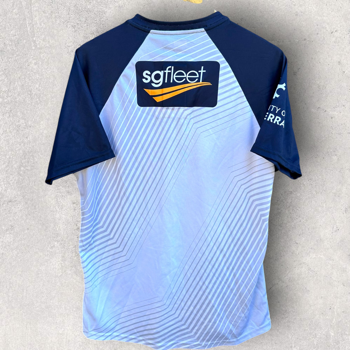 ACT Brumbies Player Issued White Rugby Union Training Shirt