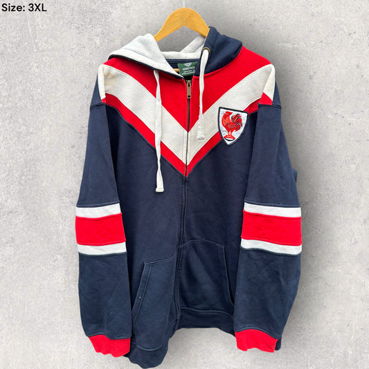 SYDNEY ROOSTERS RETRO HOODED JUMPER