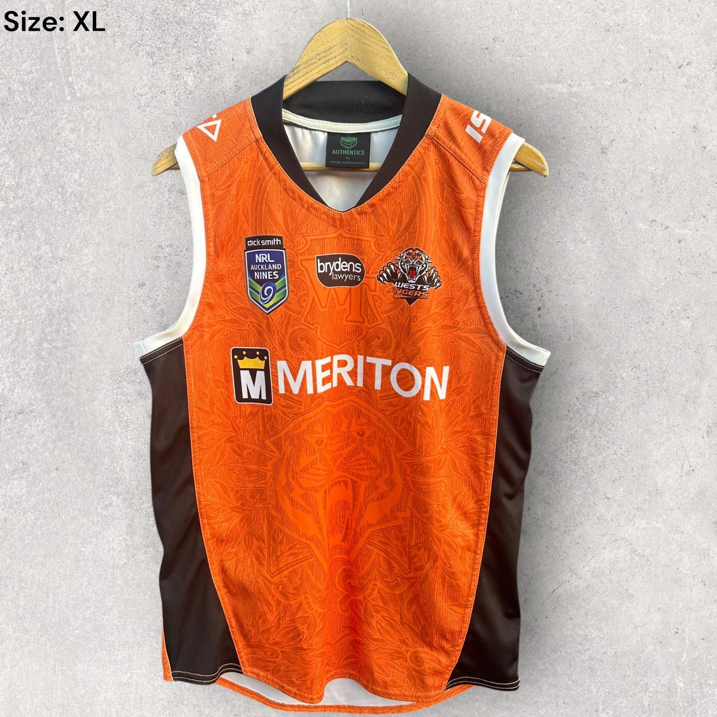 WESTS TIGERS 2015 AUCKLAND NINES ISC AWAY JERSEY