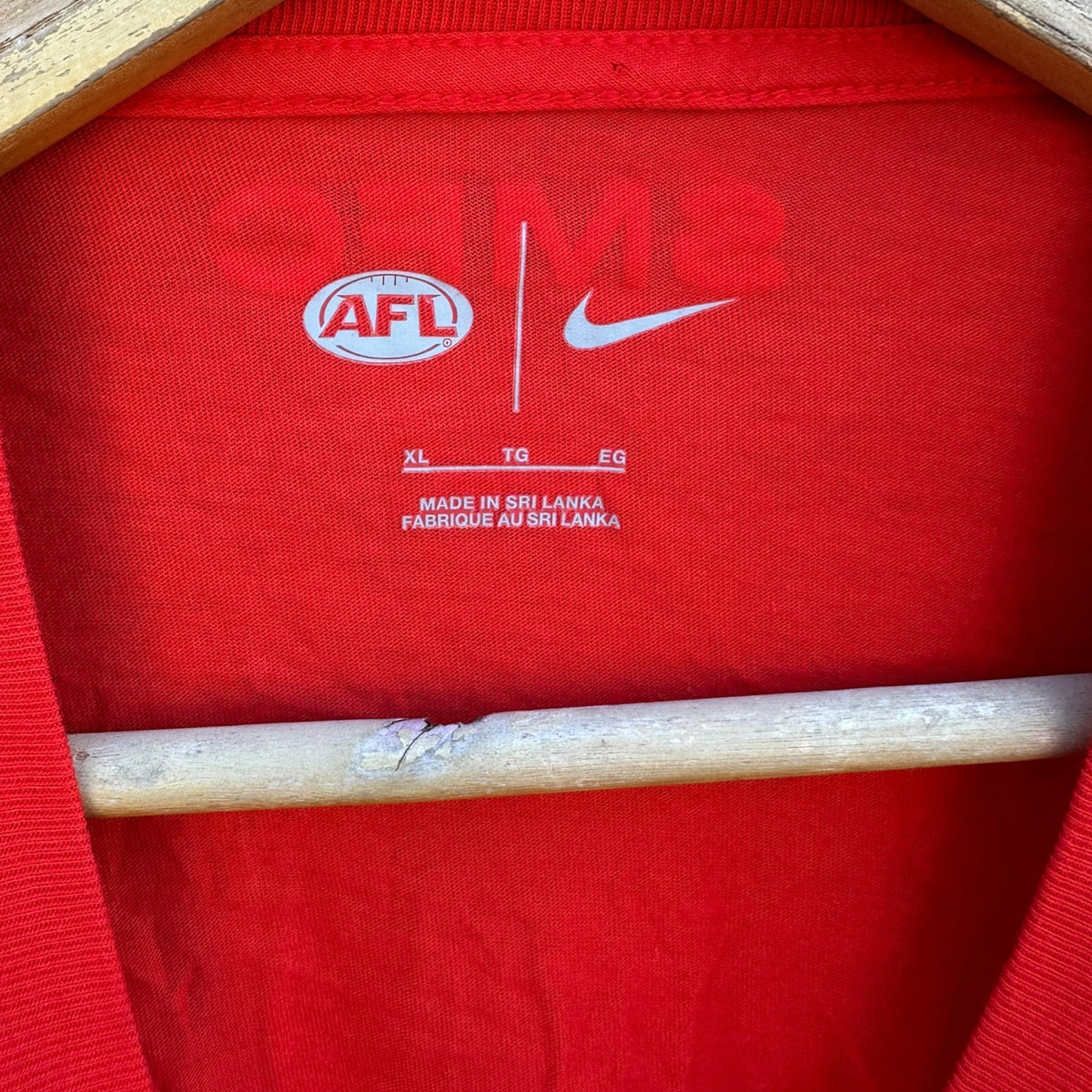 Sydney Swans Nike AFL Red Short Sleeve Shirt