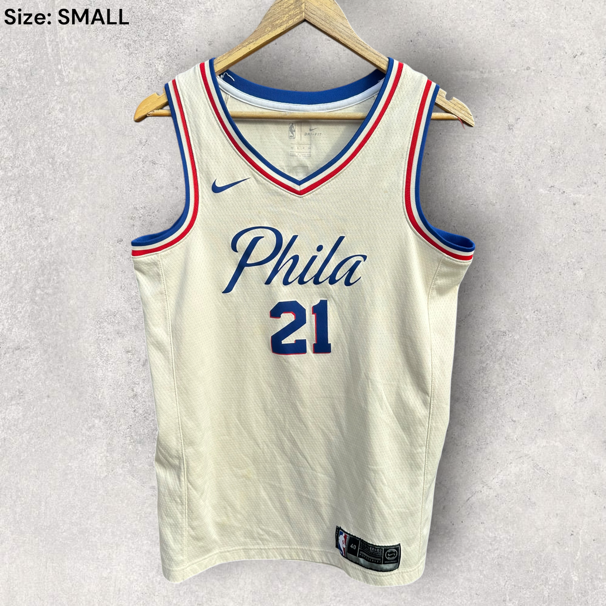 Joel Embiid Philadelphia 76ers Nike NBA Swingman Basketball Jersey