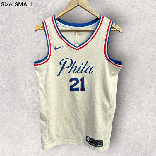 Joel Embiid Philadelphia 76ers Nike NBA Swingman Basketball Jersey