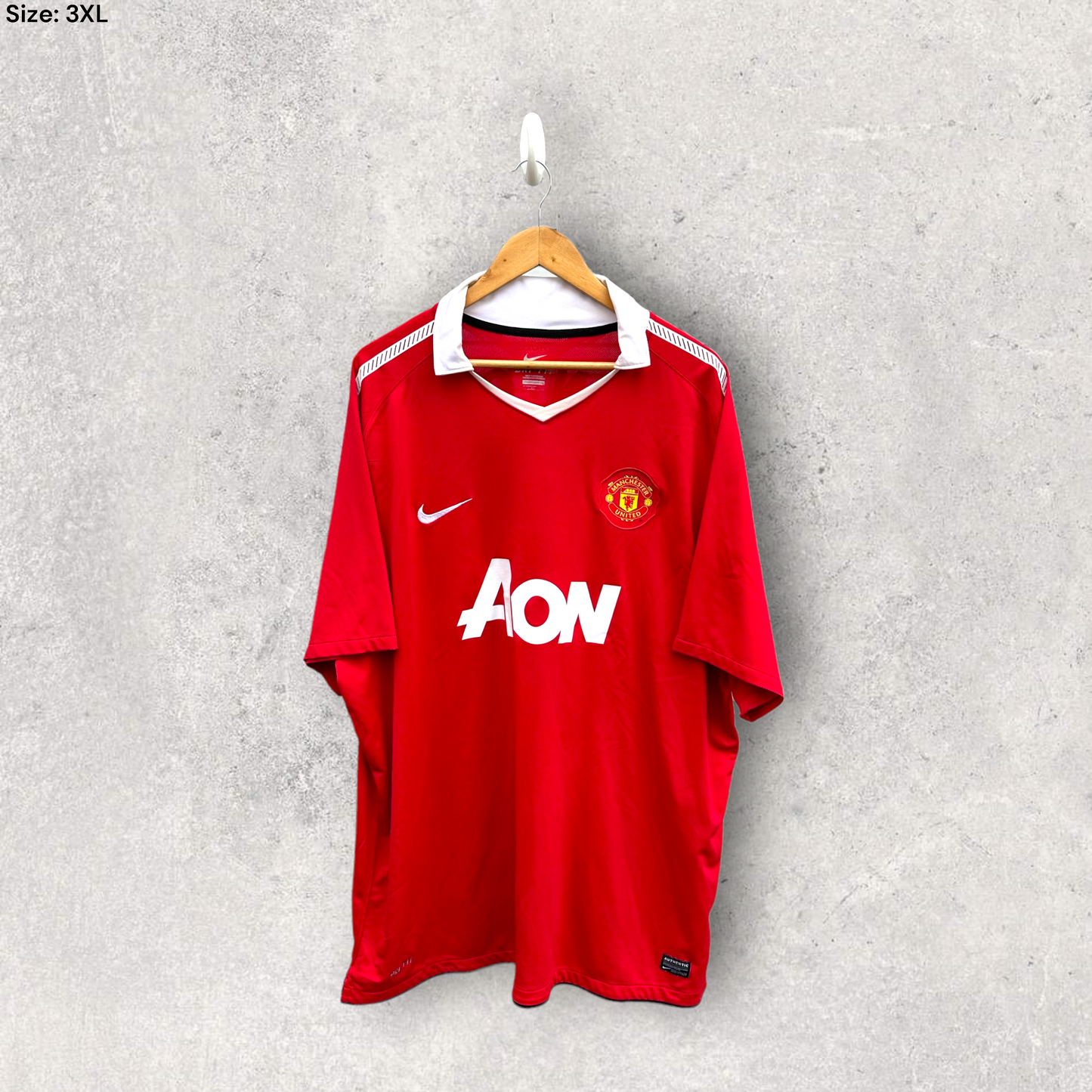 CANTONA MANCHESTER UNITED 2010-2011 NIKE HOME JERSEY