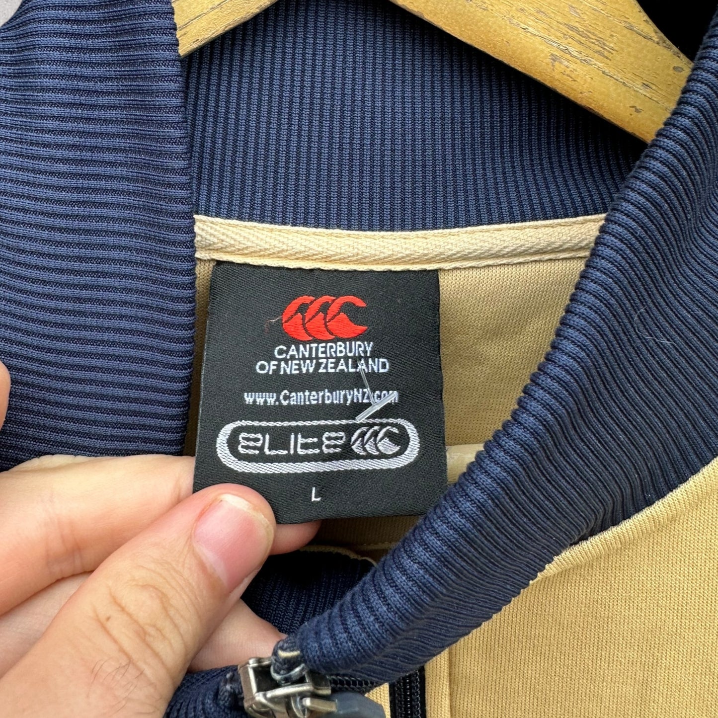 PORTSMOUTH FC CANTERBURY FULL ZIP FOOTBALL JACKET