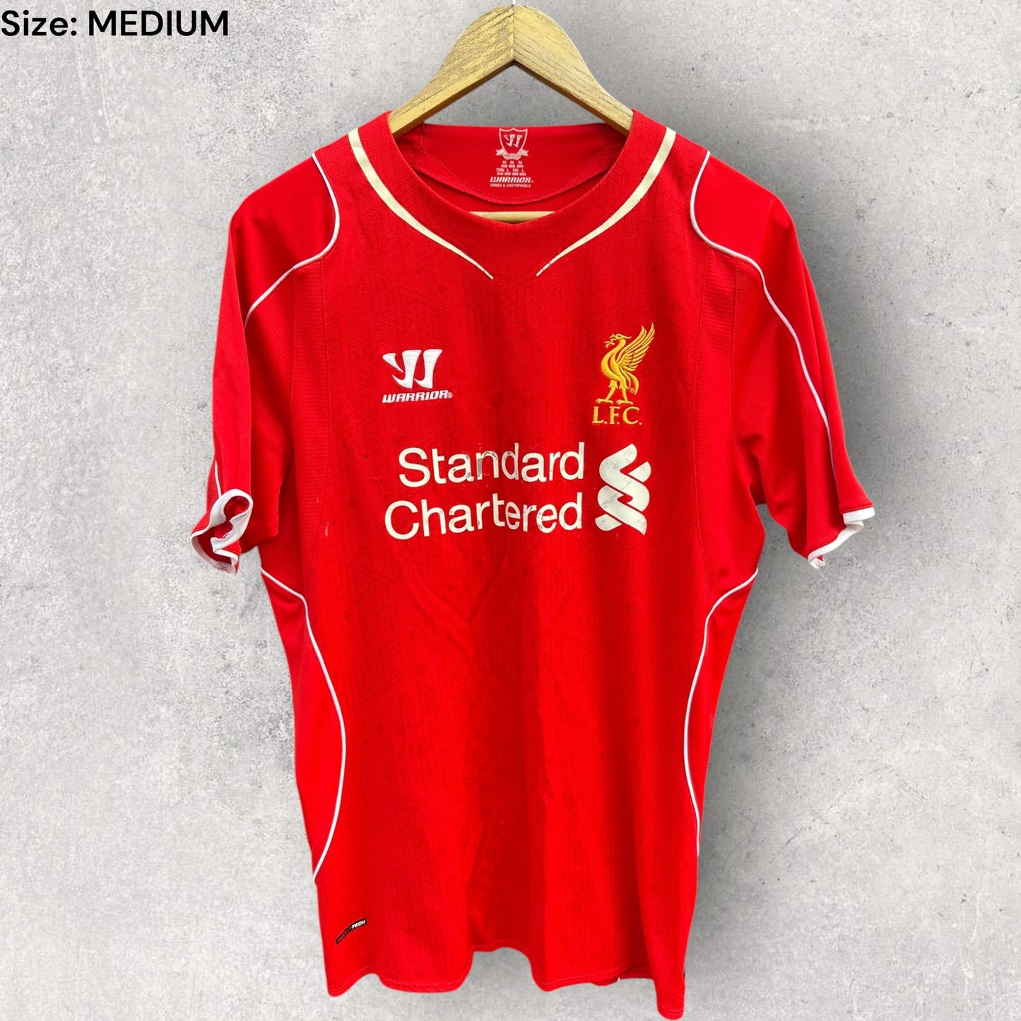 LIVERPOOL 2014-2015 HOME  WARRIOR FOOTBALL JERSEY