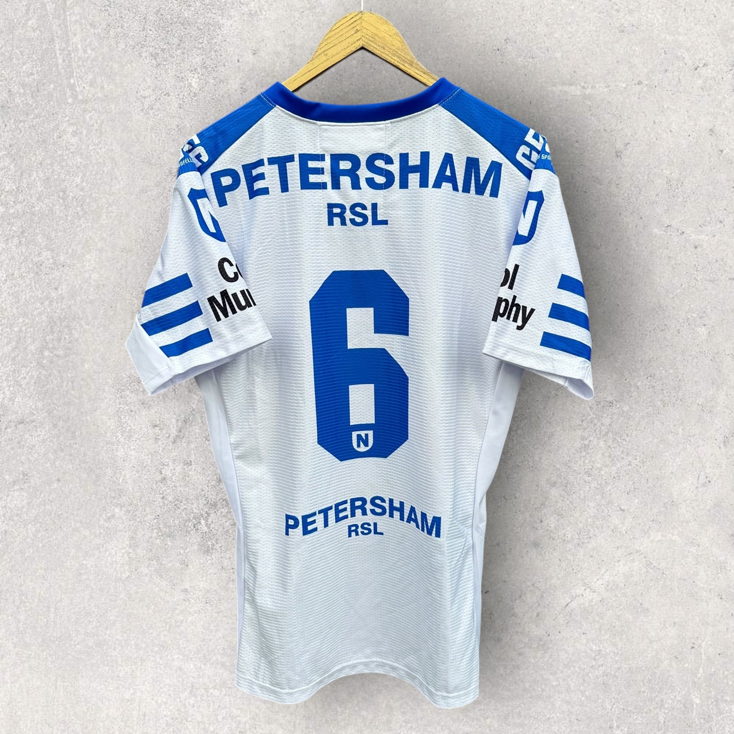 NEWTOWN JETS 2017 AWAY INTRUST SUPER CUP MATCH WORN JERSEY