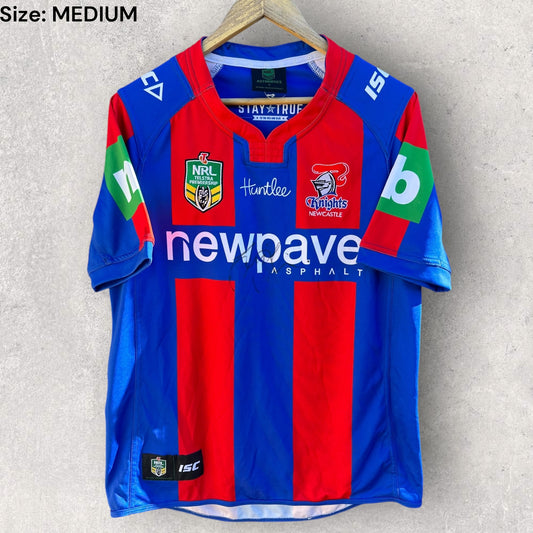 Newcastle Knights 2016 Home ISC Jersey Signed