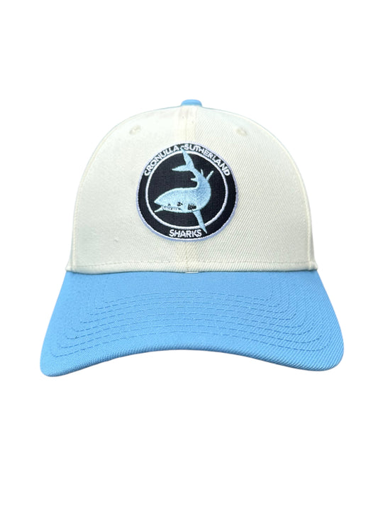 CRONULLA SHARKS NEW ERA RETRO SHAP BACK NRL HAT
