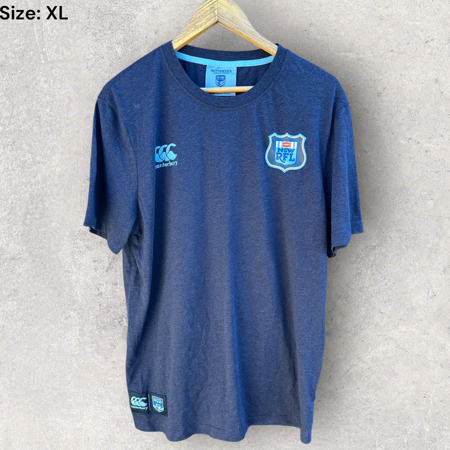NSW Blues Heritage Canterbury Short Sleeve Shirt