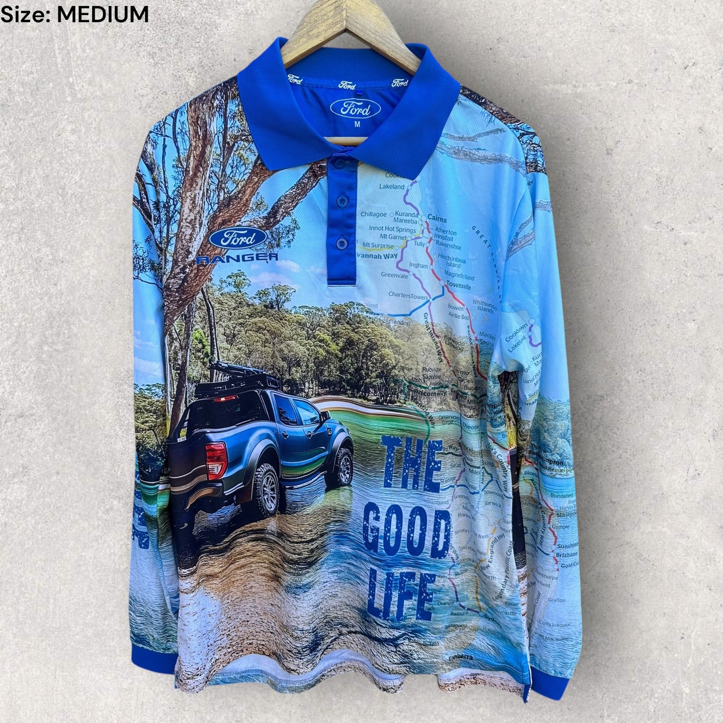 FORD RANGER LONG SLEEVE FISHING SHIRT