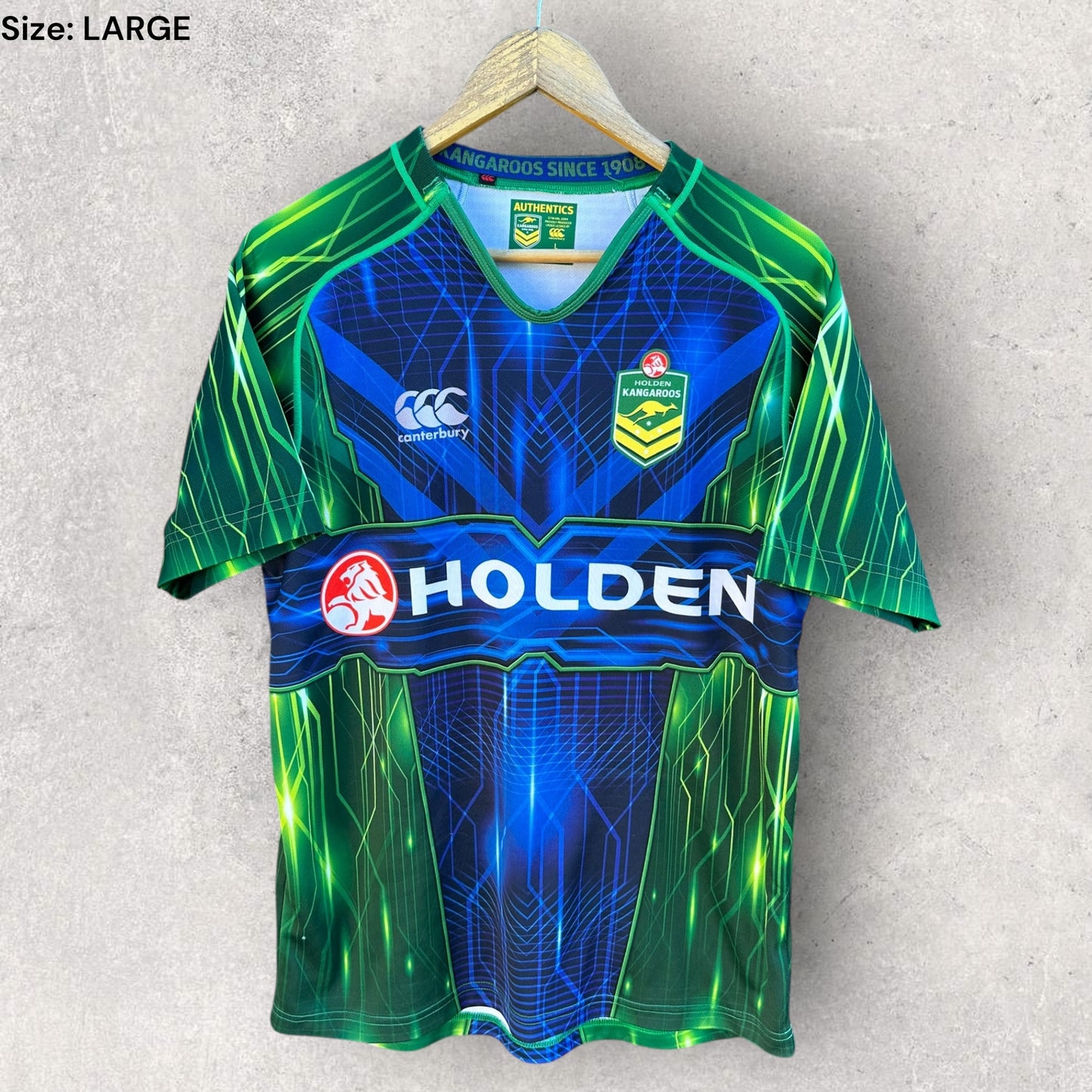 AUSTRALIAN KANGAROOS 2014 TRAINING JERSEY