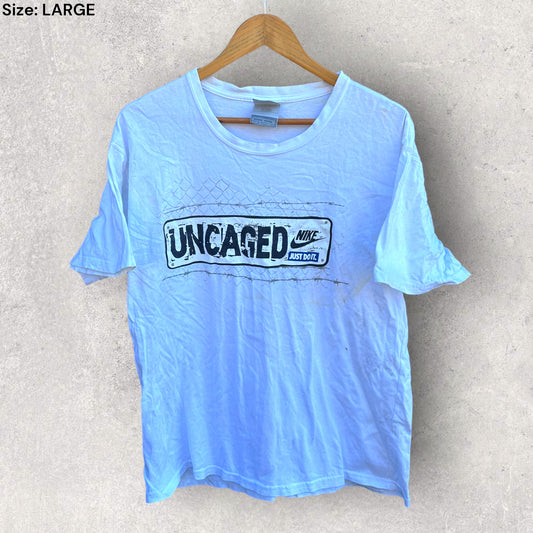 NIKE UNCAGED VINTAGE WHITE T-SHIRT