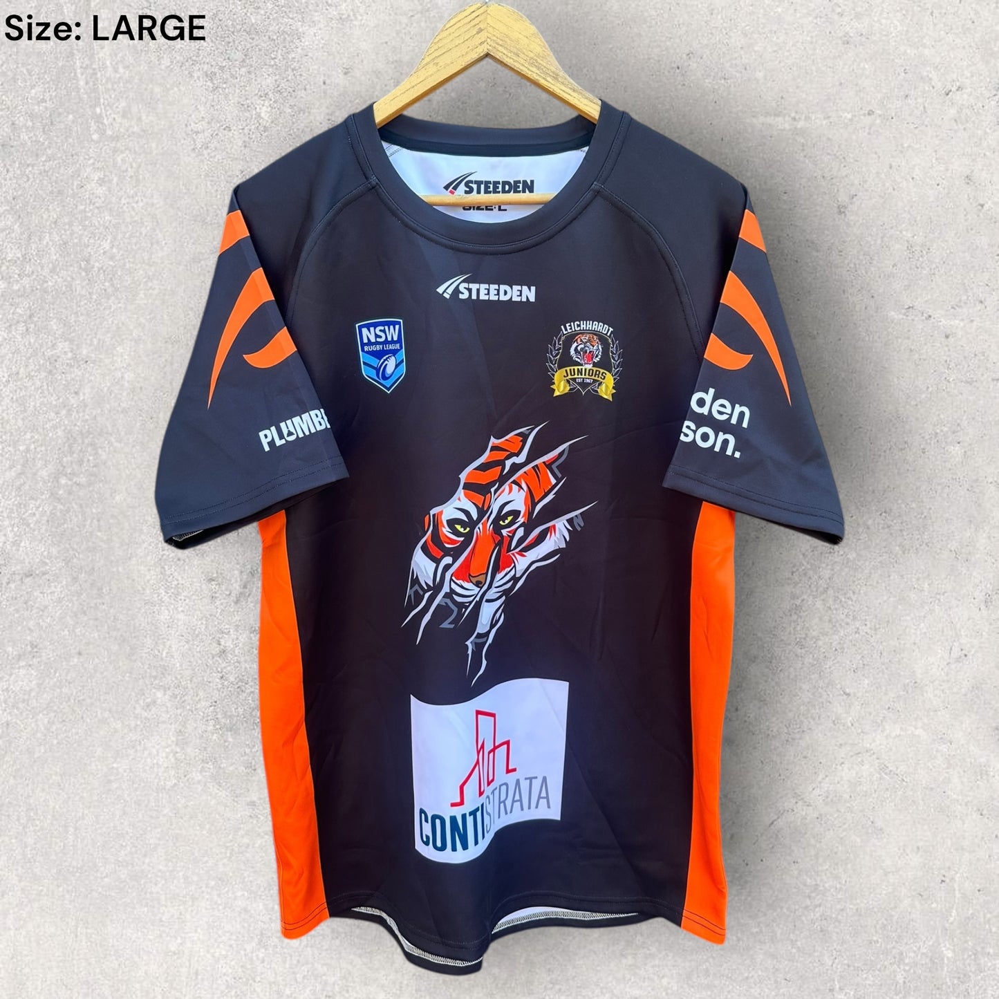 LEICHHARDT TIGERS JUNIORS STEEDAN JERSEY
