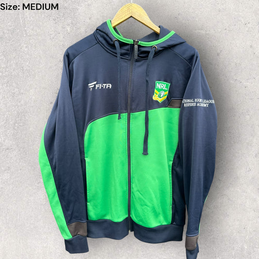 Nrl National Referees Academy Full Zip Hooded Jacket
