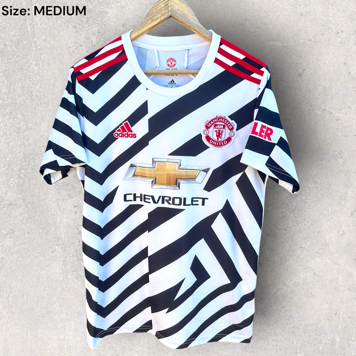 Manchester United 2020-2021 Adidas Third White Football Jersey