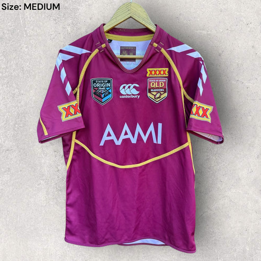 QUEENSLAND MAROONS 2013 STATE OR ORIGIN CANTERBURY JERSEY