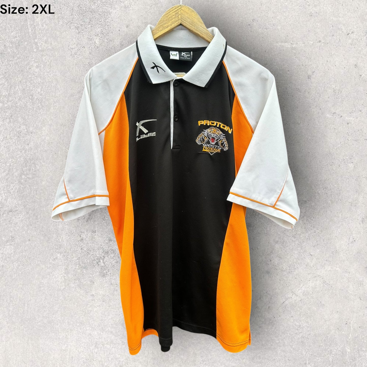 Wests Tigers 2006 Proton Cars X-Blades Vintage Polo Shirt