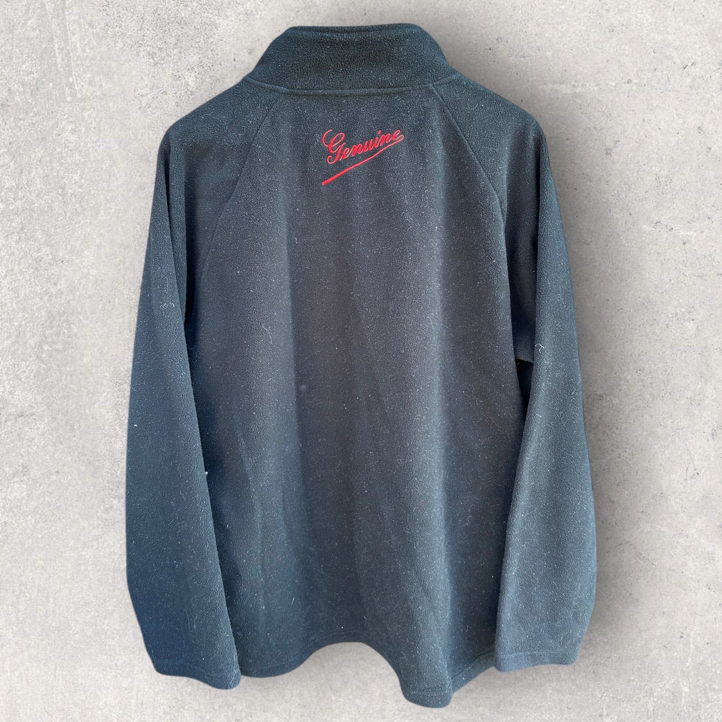 JIM BEAM VINTAGE BLACK FLEECE JACKET