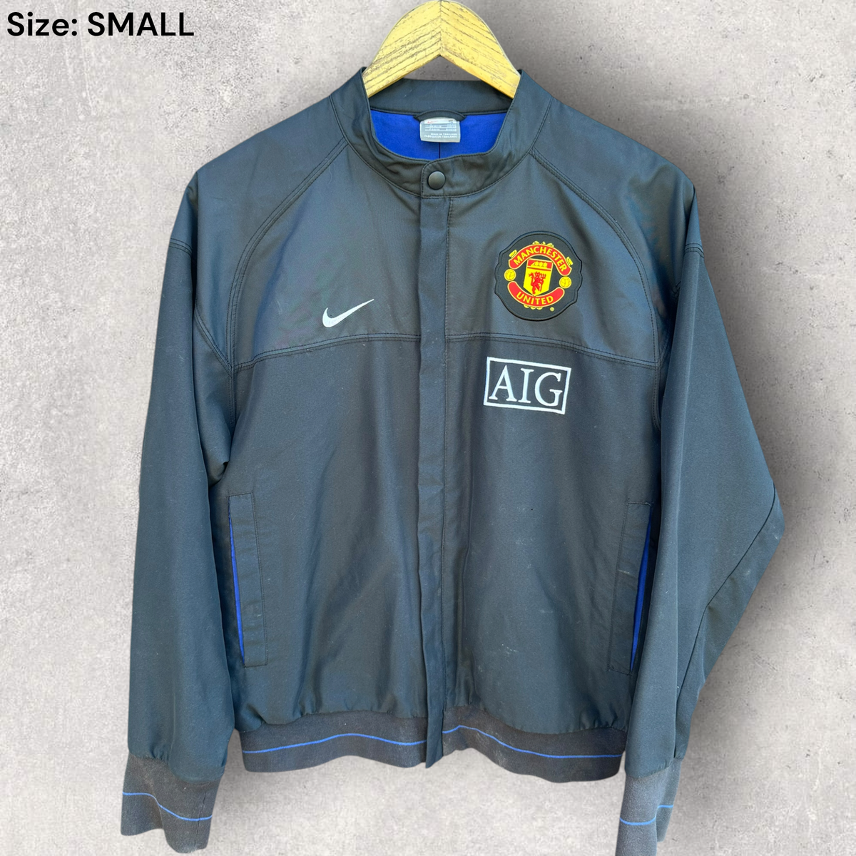 Manchester United 2008 Nike Black Full Zip Football Jacket