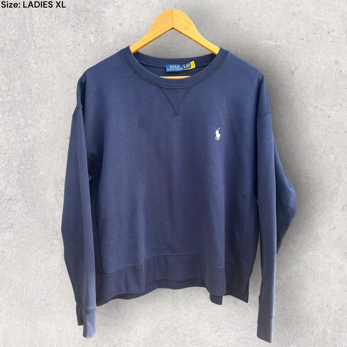 RALPH LAUREN POLO LADIES BLUE PULLOVER JUMPER