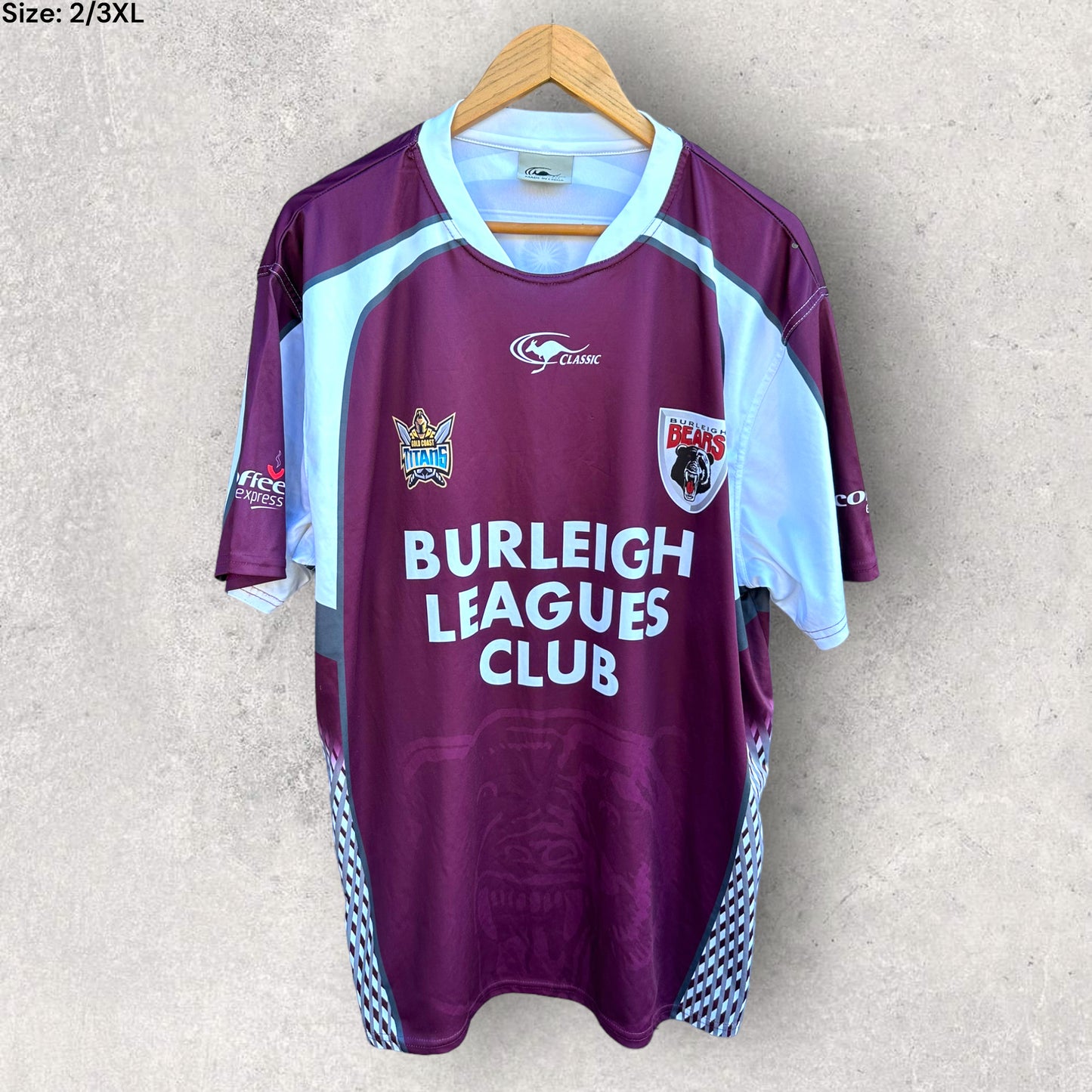 BURLEIGH BEARS CLASSIC TRAINING SHIRT