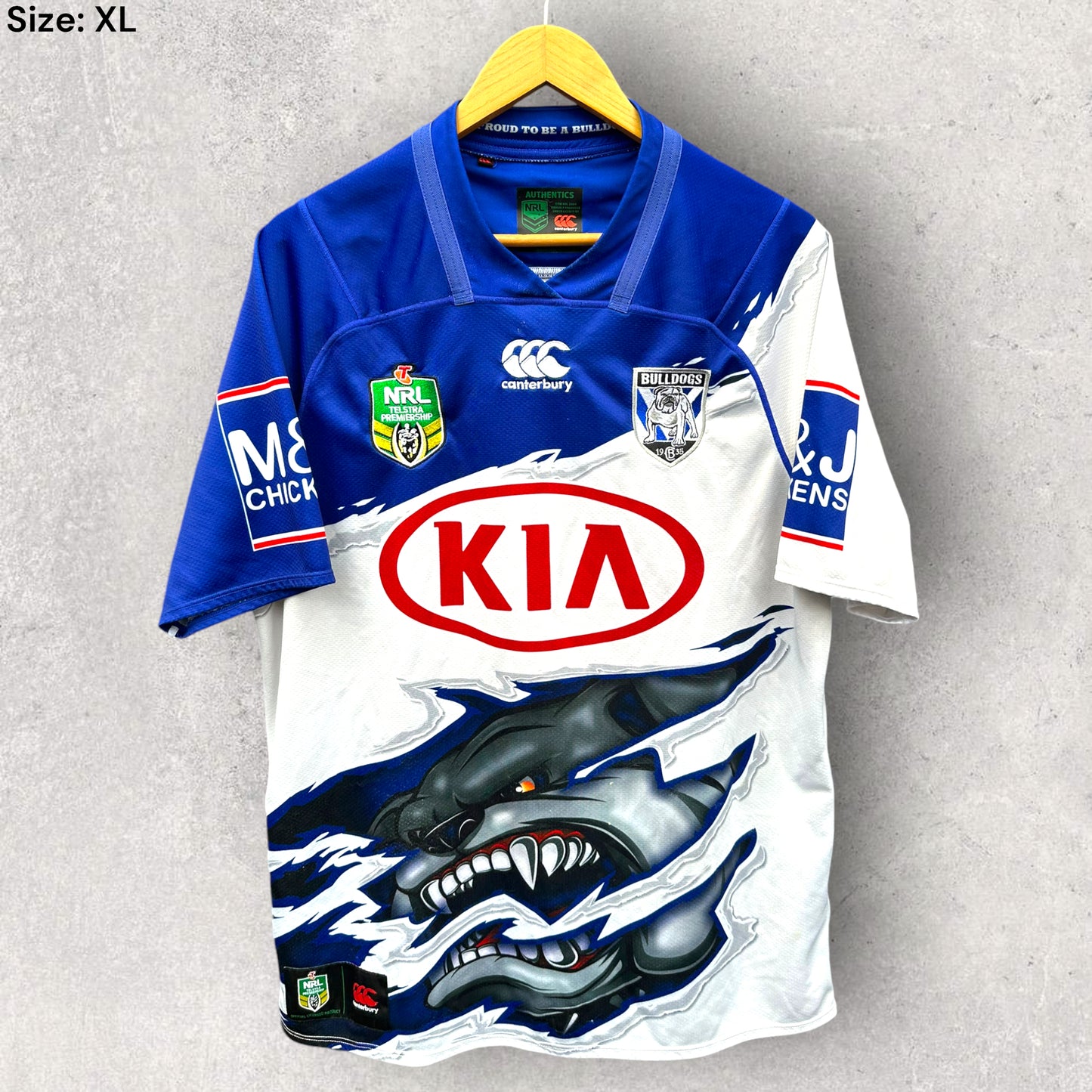 CANTERBURY BULLDOGS 2018 ALTERNATE #2 JERSEY