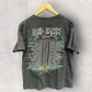 ICED EARTH DYSTOPIA WORLD UNDER ICE 2011 ANVIL BLACK TOUR SHIRT