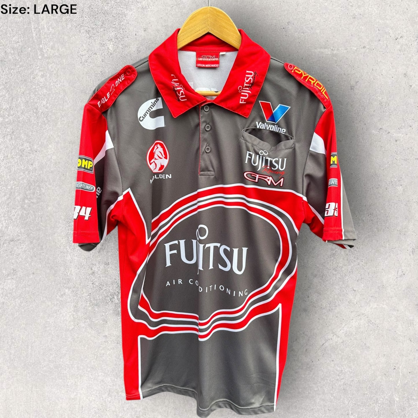HOLDEN RACING POLO SHIRT SIGNED
