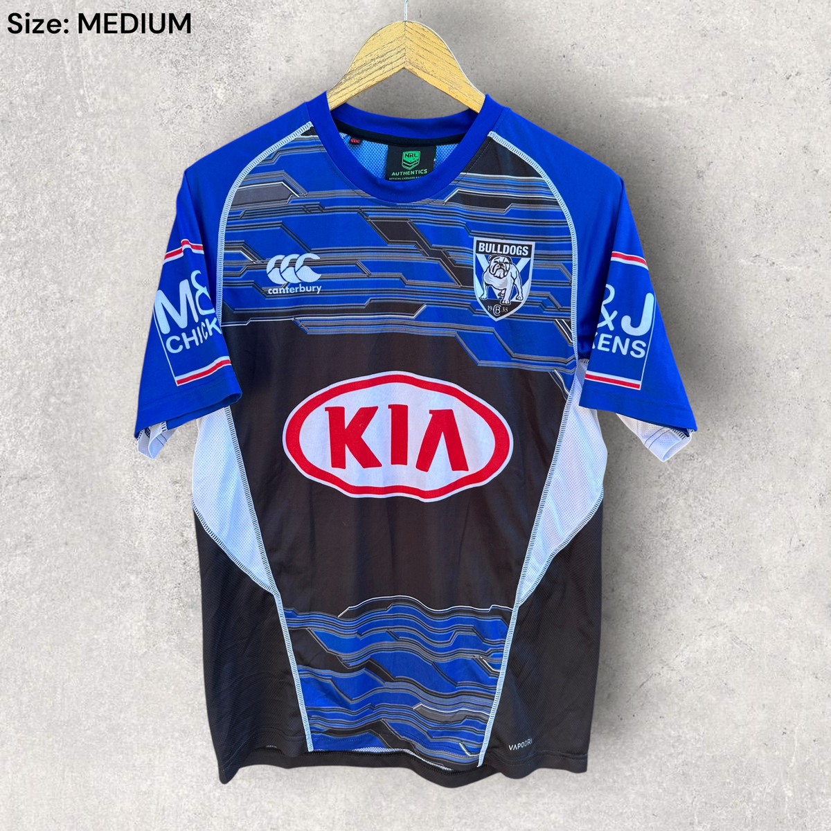 Canterbury Bulldogs Kia Nrl Training Shirt
