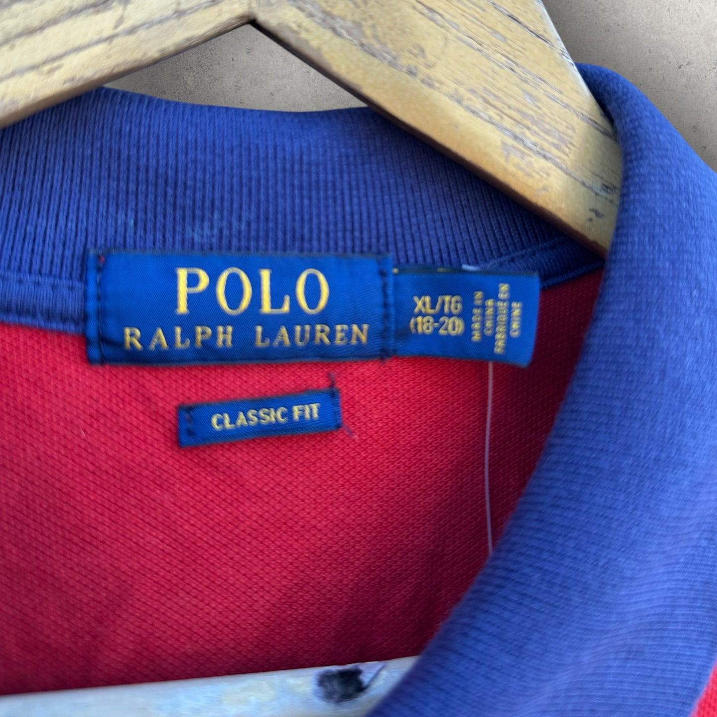 Ralph Lauren Polo Red Long Sleeve Polo Shirt