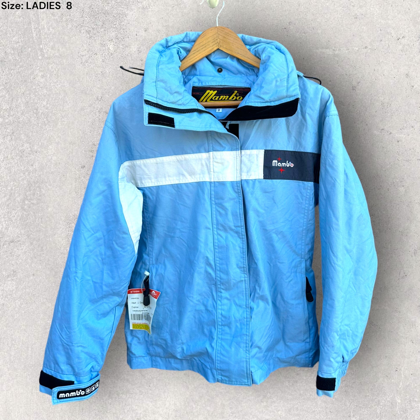 MAMBO VINTAGE LADIES LIGHT BLUE SNOW JACKET