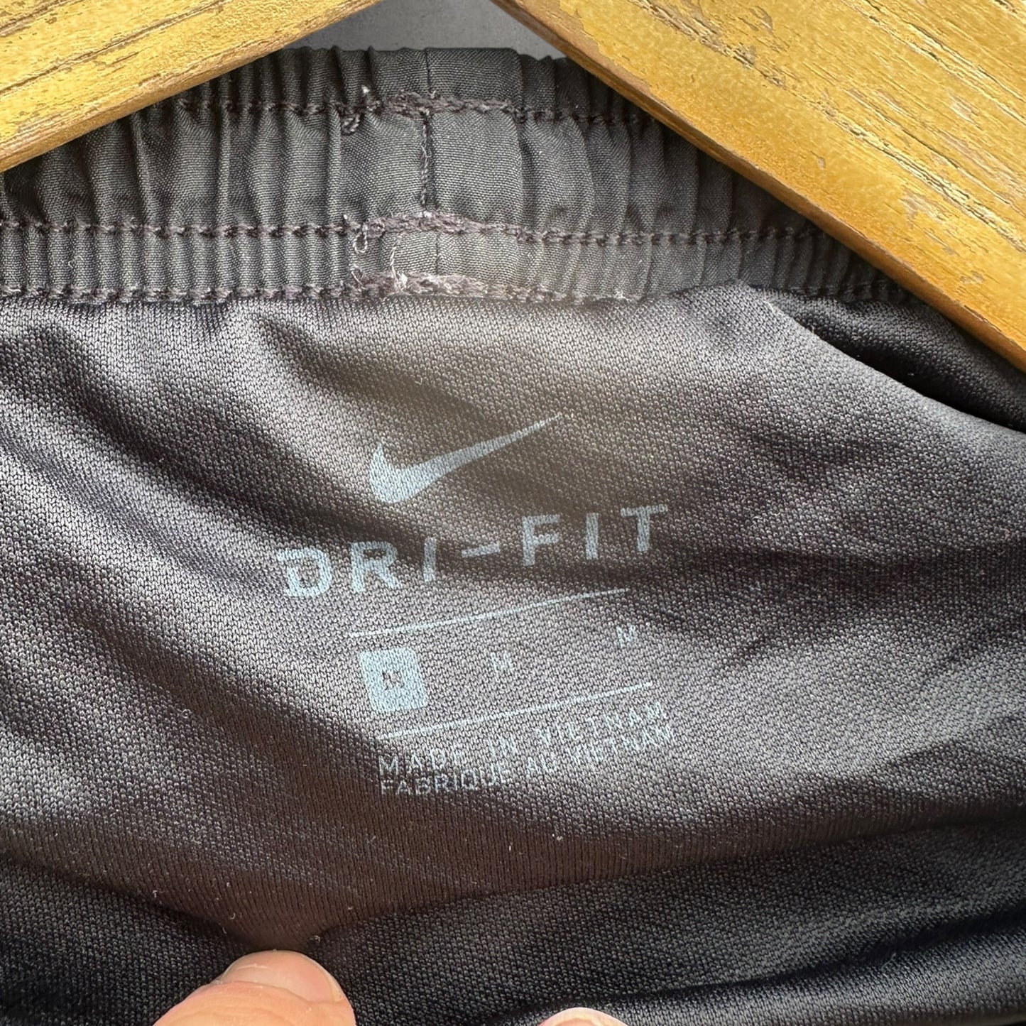 NIKE DRI-FIT BLACK RUNNING SHORTS