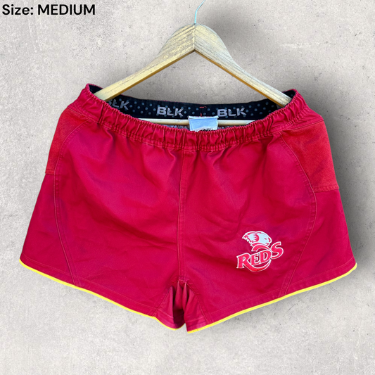 Queensland Reds Rugby Union BLK Match Shorts