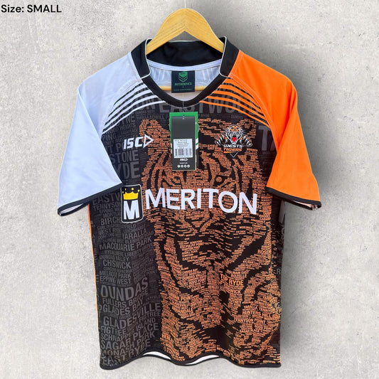 WESTS TIGERS FOUNDATION HERITAGE TRAINING JERSEY BRAND NEW WITH TAGS