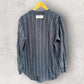 ADIDAS NAVY BLUE PINSTRIPED PULLOVER JUMPER