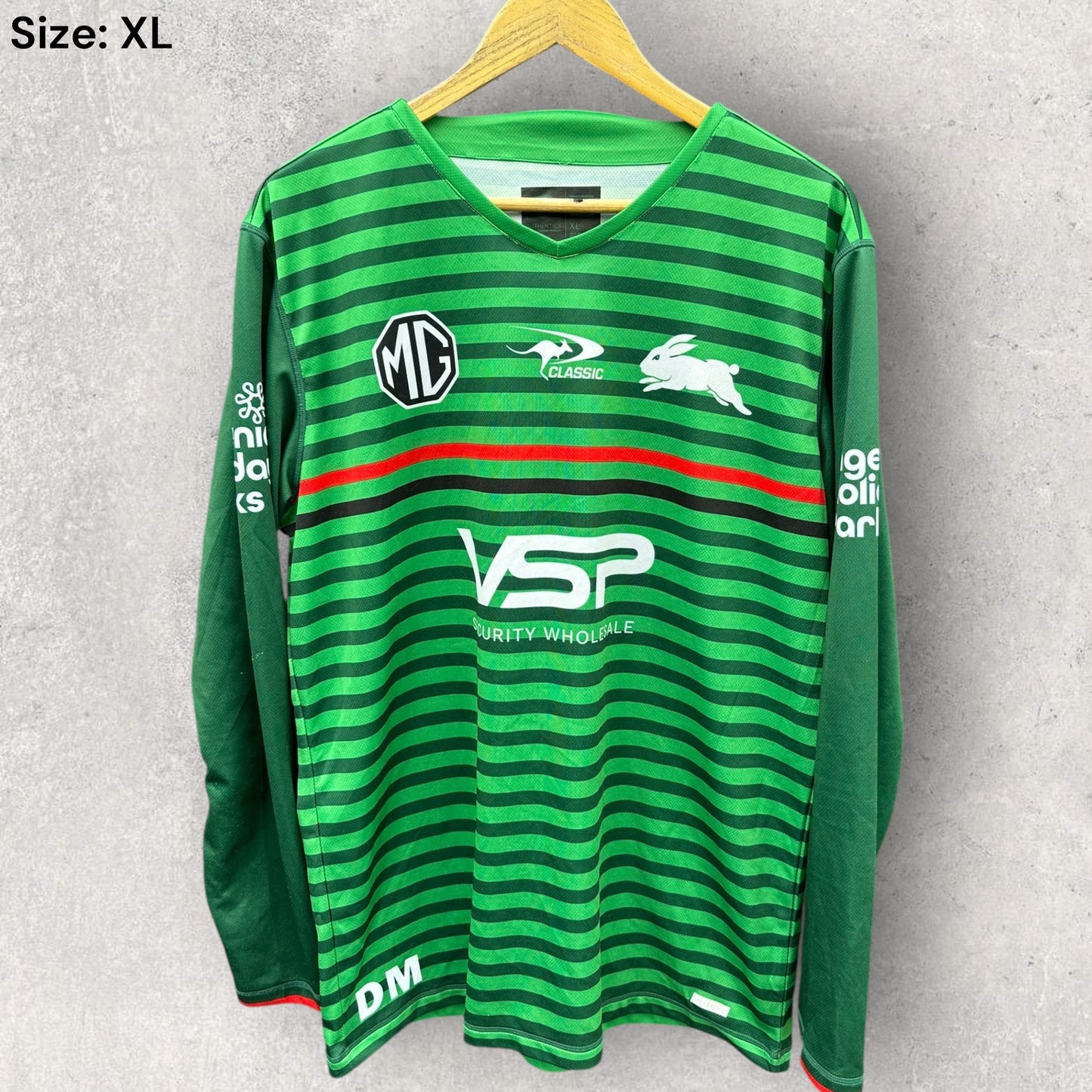 South Sydney Rabbitohs Davey Moale Player Issued Long sleeve Training Shirt
