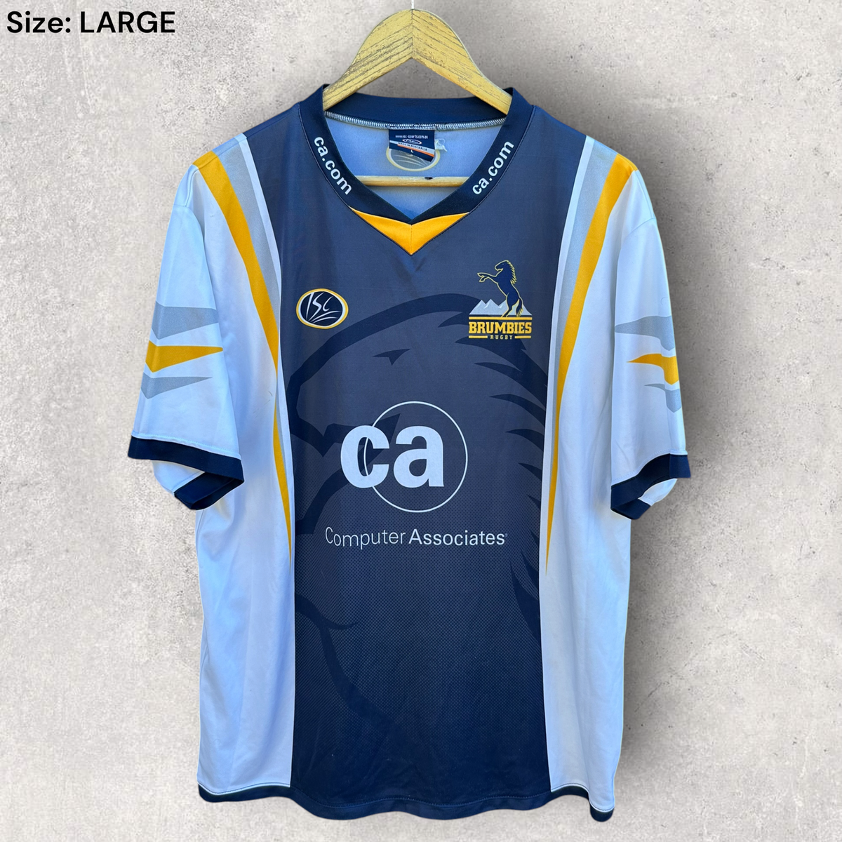 ACT Brumbies ISC Vintage Rugby Union Training Shirt