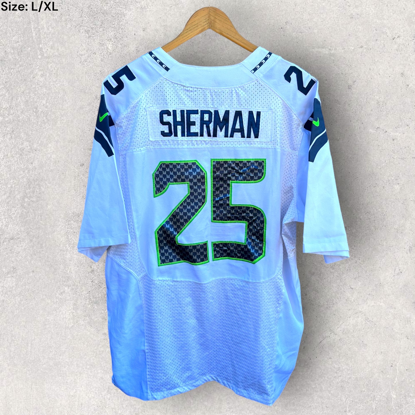 RICHARD SHERMAN SEATTLE SEAHAWKS NIKE NFL JERSEY