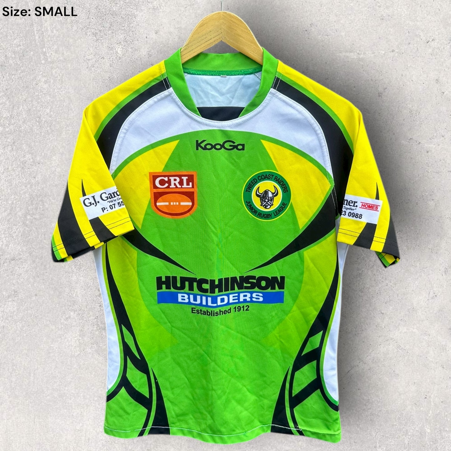 TWEED COAST RAIDERS CRL MATCH RUGBY LEAGUE JERSEY