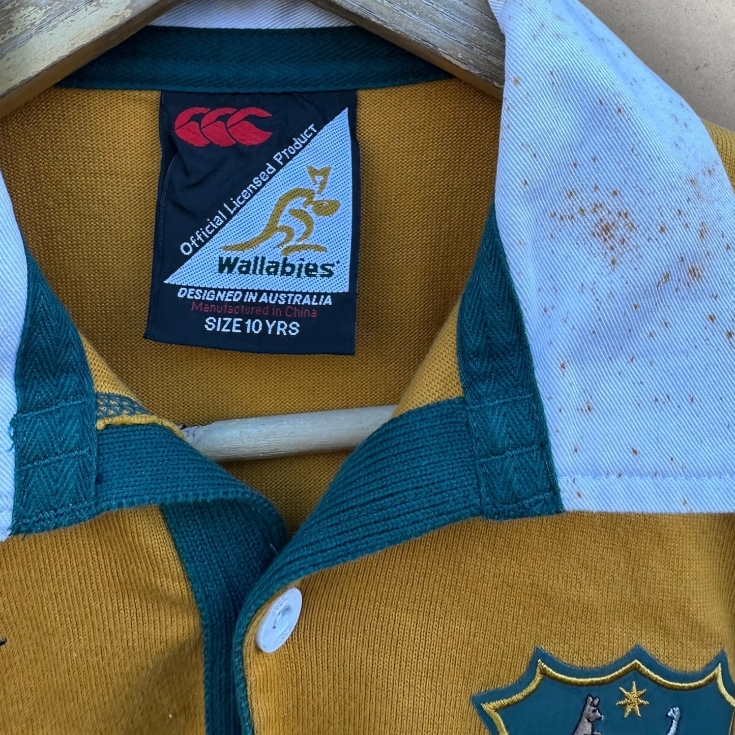 AUSTRALIAN WALLABIES VINTAGE KIDS JERSEY