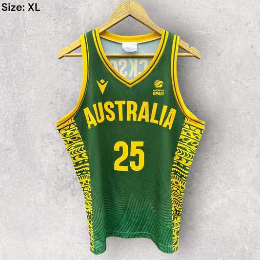 LAUREN JACKSON AUSTRALIAN OPALS BASKETBALL JERSEY