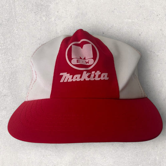 MAKITA VINTAGE RED & WHITE SNAPBACK HAT