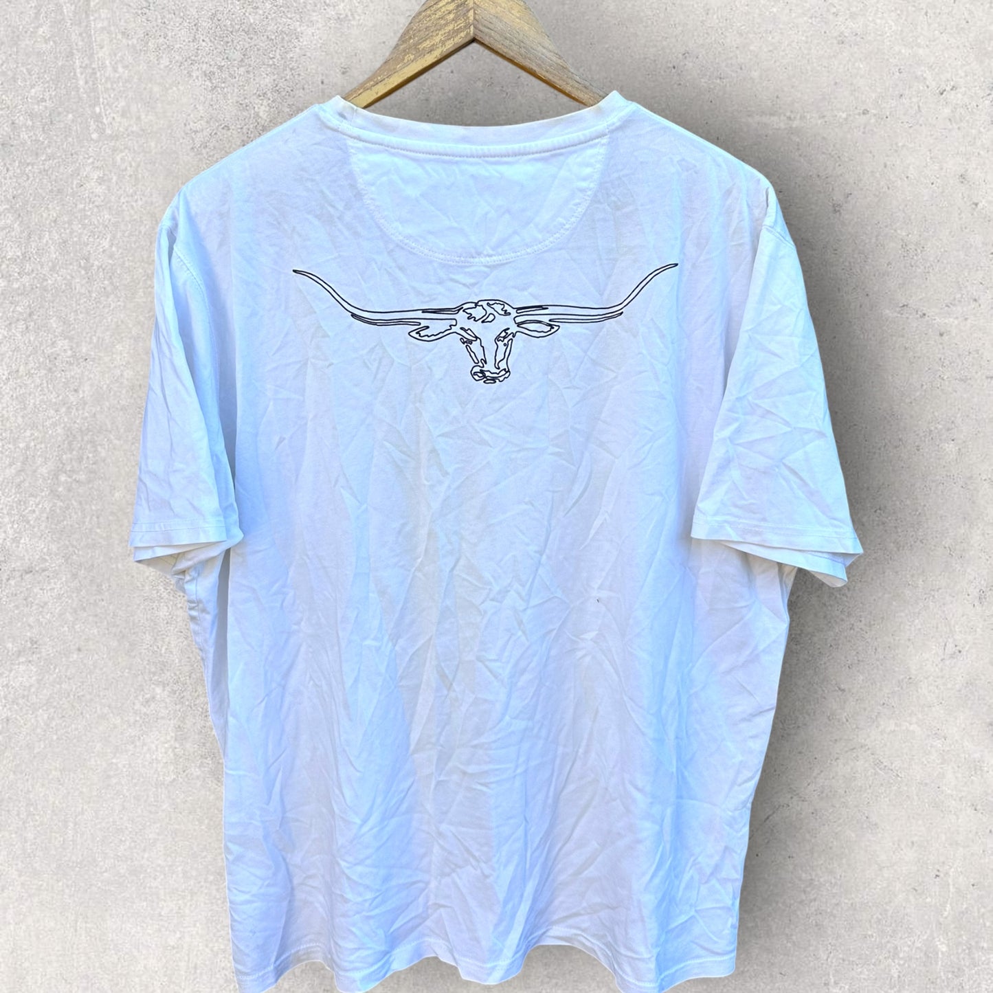 RM WILLIAMS WHITE SHORT SLEEVE SHIRT