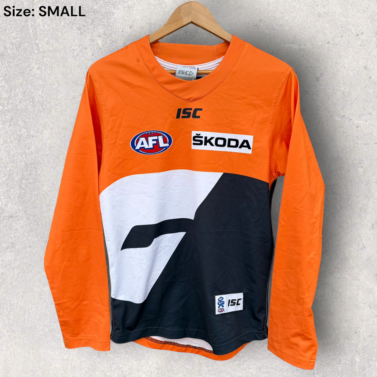 Sam Darley Greater Western Sydney Giants 2012 Inaugural ISC Long Sleeve Jersey Player Issued