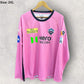 Delhi Capitals IPL Cricket Pink Long Sleeve Coach Issued Training Shirt