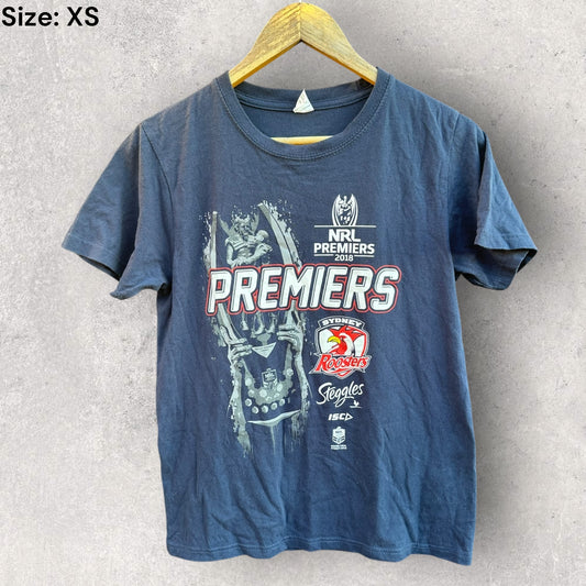 Sydney Roosters 2018 Premiers Short Sleeve NRL Shirt